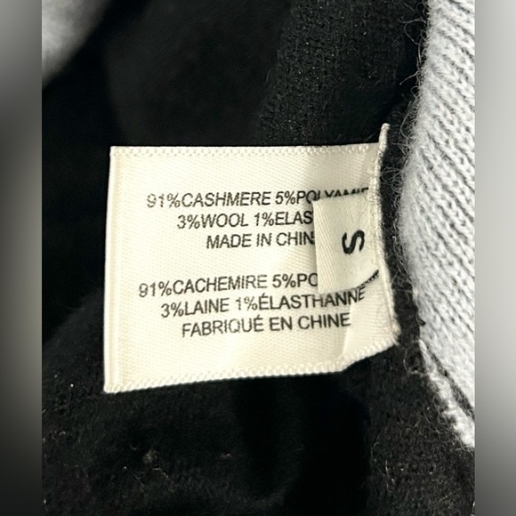 Proenza Schouler Cashmere Shoulder Zip Layered Sweater Black S - Picture 5 of 5